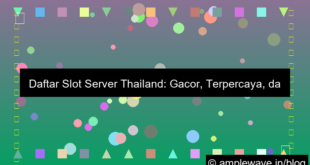 gambar daftar slot server thailand