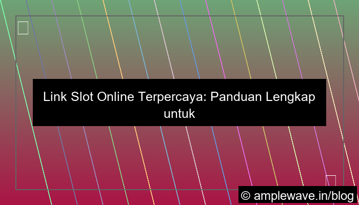 ilustrasi link slot online