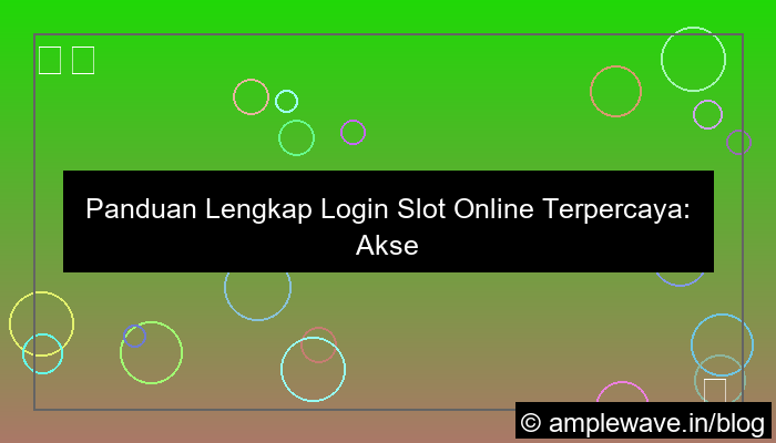 login slot online