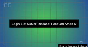 desain login slot server thailand