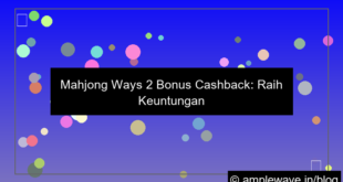 mahjong ways 2 bonus cashback
