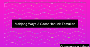 mahjong ways 2 gacor hari ini