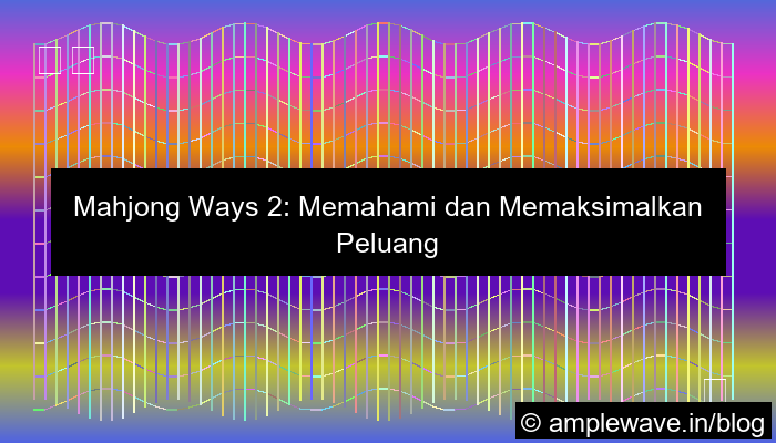 gambar mahjong ways 2 peluang menang stabil