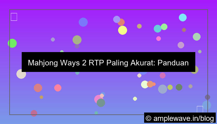 ilustrasi mahjong ways 2 rtp paling akurat