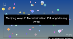 mahjong ways 2 rtp tinggi