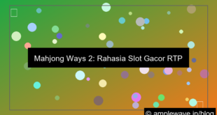 mahjong ways 2 slot gacor rtp tinggi