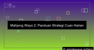 desain mahjong ways 2 strategi cuan harian