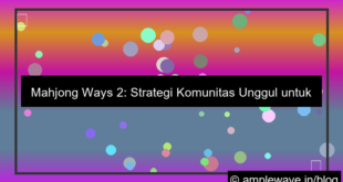 grafik mahjong ways 2 strategi komunitas