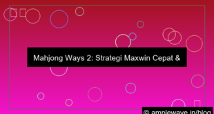 mahjong ways 2 strategi maxwin cepat