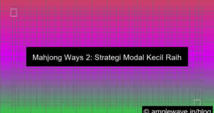 mahjong ways 2 strategi modal kecil