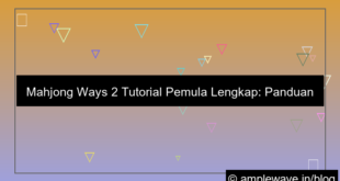 mahjong ways 2 tutorial pemula lengkap