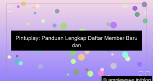 pintuplay daftar member baru