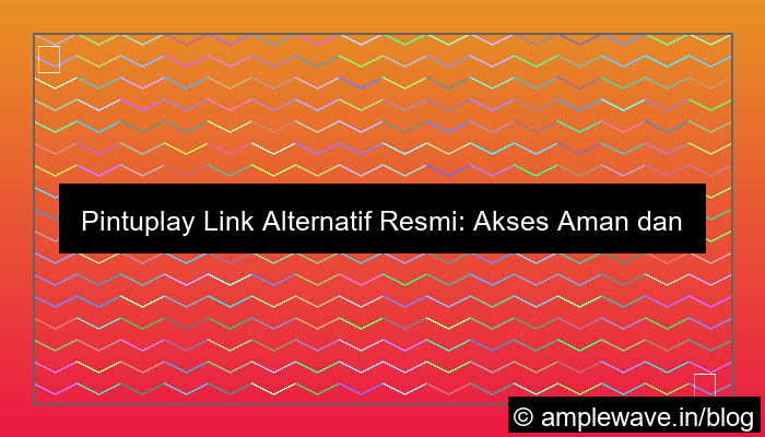 ilustrasi pintuplay link alternatif