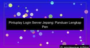 pintuplay login server jepang