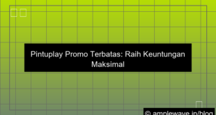 pintuplay promo terbatas