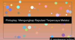 ilustrasi pintuplay reputasi terpercaya