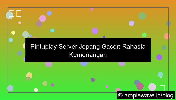 gambar pintuplay server jepang gacor