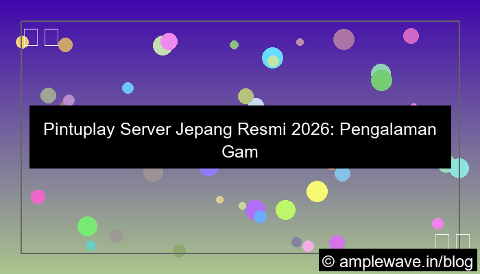 pintuplay server jepang resmi 2026