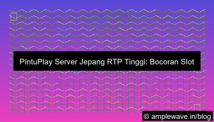 ilustrasi pintuplay server jepang rtp tinggi