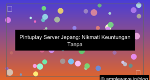 ilustrasi pintuplay server jepang tanpa potongan