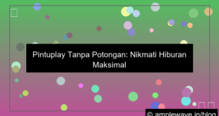 pintuplay tanpa potongan