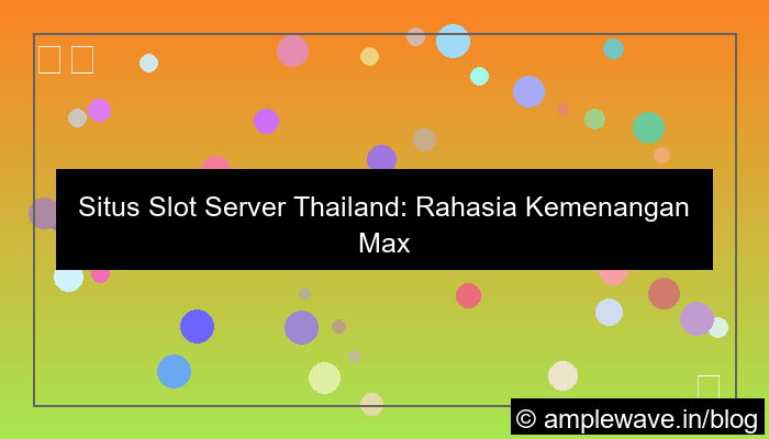 situs slot server thailand