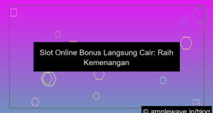 slot online bonus langsung cair