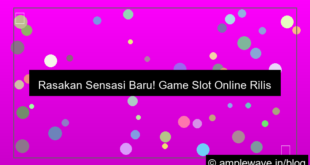 slot online game rilis terbaru