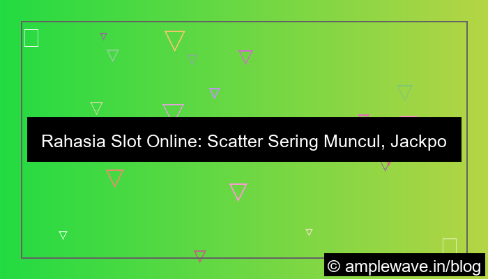 gambar slot online game scatter sering muncul