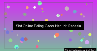 slot online paling gacor hari ini