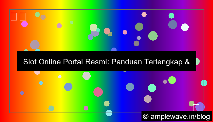 visual slot online portal resmi