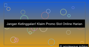 desain slot online promo harian