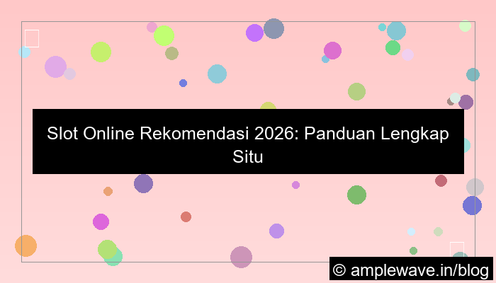 gambar slot online rekomendasi 2026