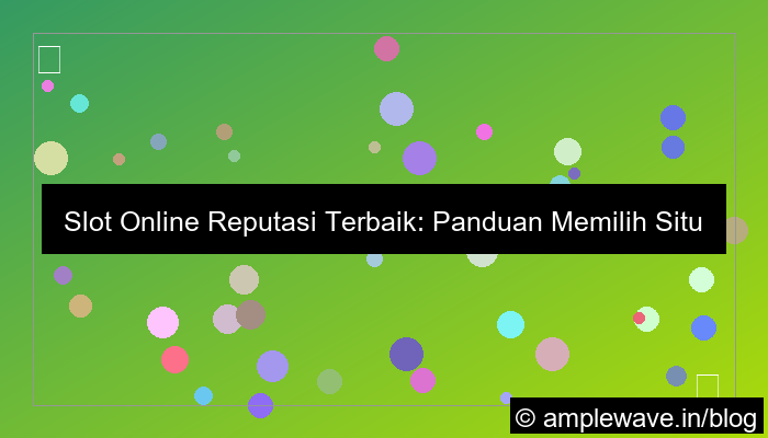 gambar slot online reputasi terbaik