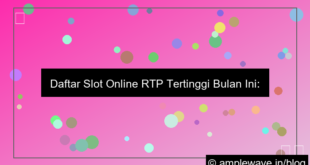 slot online rtp tertinggi bulan ini