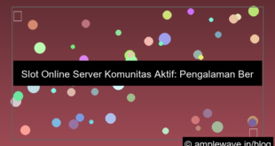 slot online server komunitas aktif