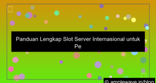 slot server internasional cara bermain pemula