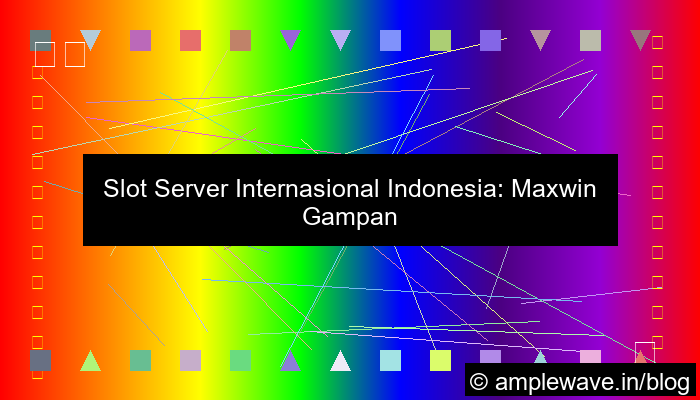 slot server internasional indonesia