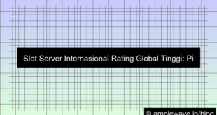 slot server internasional rating global tinggi