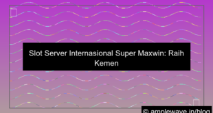 slot server internasional super maxwin