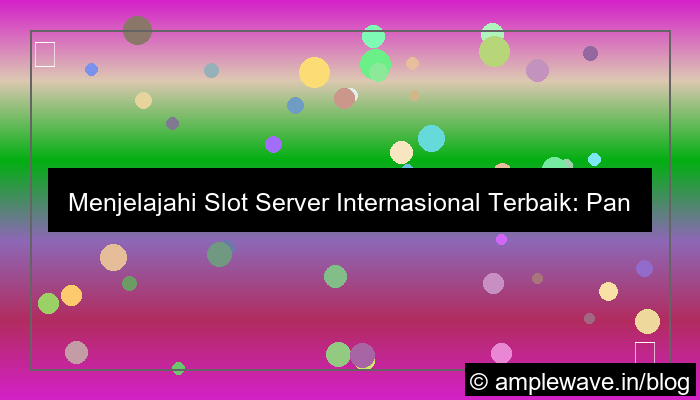 slot server internasional terbaik