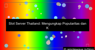 slot server thailand game populer