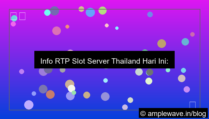 grafik slot server thailand info rtp hari ini