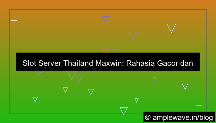 visual slot server thailand maxwin