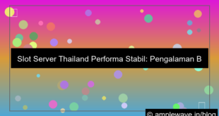 ilustrasi slot server thailand performa stabil