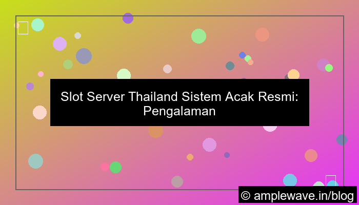 gambar slot server thailand sistem acak resmi