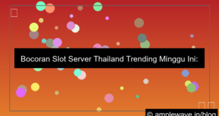 slot server thailand trending minggu ini